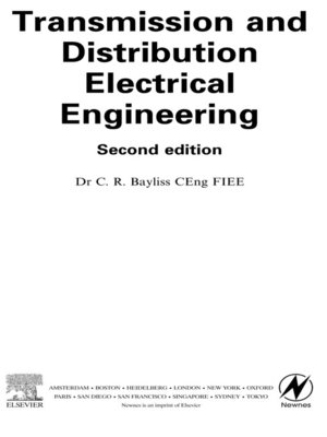 cover image of Transmission and Distribution Electrical Engineering